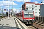 629 004 auf dem Weg nach Mannheim Hbf am Nachmittag des 24.05.14 beim Verlassen des Bahnhofs Ludwigshafen (Rhein) Mitte.