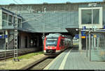 648 953-7 (Alstom Coradia LINT 41) von DB Regio Schleswig-Holstein (DB Regio Nord) als RB 21660 (RB84) nach Kiel Hbf steht im Startbahnhof Lübeck Hbf auf Gleis 6.
[5.8.2019 | 10:29 Uhr]