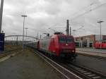 145 CL 001 der arcelor fhrt am 20.12.08 mit SDZ 39246 aus Cottbus in Lbeck Hbf auf Gl.