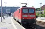 Lübeck Hbf am 24.8.2015.