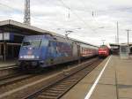 Eine Stunde nach der ZDF Express 120er war 101 070-1 (Adler Mannheim) in Magdeburg Hbf zu Besuch.