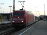 BR 101 087-5 steht am 14.05.08 um 05:50 mit dem IC 2013 (Magdeburg - Oberstdorf) im Magdeburger Hbf.