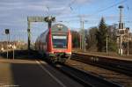 RB42 (RB 17711) von Magdeburg Hbf nach Dessau Hbf in Magdeburg-Neustadt und gezogen hatte die 143 072-7.