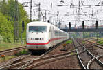 402 006-1 (Tz 206  Magdeburg ) und 402 026-9 (Tz 226  Lutherstadt Wittenberg ) durchfahren als Umleiter den Bahnhof Magdeburg-Sudenburg.