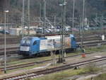 LTE 1216 910 am 02.12.17 in Mainz Hbf von einer Brücke aus fotografiert