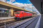 185 179-9 durchfährt am 6.4.2017 Mannheim Hbf.