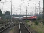 Das Gleisvorfeld am 27.07.08 in Mannheim Hbf.