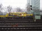 Ein Gleisbaukran in Mannheim Hbf am 19.02.10 der Firma Grebs.