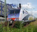 Die neu lackierten 474 101 und 103 der RailOne stehen (immer noch) im Mannheimer Hbf.