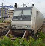 Die Railpool-Lok 185 692-1 wurde im Mannheimer Hbf abgestellt.