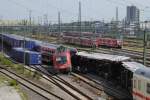 Der Tag nach dem Unglück - Am Abend des 01.08.2014 nach 21 Uhr fuhr ein Containerzug über ein rotes Signal und rammte den parallel in den Mannheimer Hbf fahrenden EC 216.