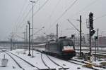 Endlich mal wieder einen MRCE-Stier gesichtet; diesmal 182 570-2 am EC 7 in Mannheim. (15.02.2013)