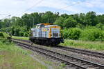 LZ aus Richtung Mühlacker kommend, hier Maulbronn West durchfahrend ist die SGL V180.05 alias 1203 161-5 in Richtung Bretten unterwegs.