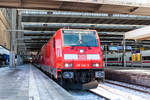 146 244 wartet auf die Abfahrt. München Hbf 29.12.2017