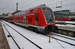 445 099-8 hat am 7.1.2019 als RE4017 von Ingolstadt Hauptbahnhof nach München Hauptbahnhof die bayrische Landeshauptstadt erreicht.