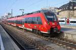 2442 721-3 fährt am 14.11.2018 als RB59512 von Weilheim(Oberbay) in den Münchener Hauptbahnhof ein.