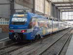 ET 311 der BRB Mit Meridian nach Salzburg Hbf in München Hbf, 18.09.2020.