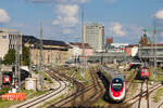 ECE 96 nach Zürich verlässt am 21.08.2022 München Hbf.