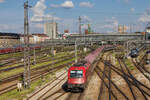 1216 013 mit EC 287 München-Innsbruck am 21.08.2022.