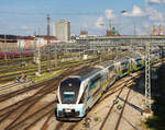 WB 973 nach Wien Westbahnhof am 21.08.2022 in München Hbf.