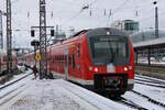 DB 440 026-3 erreicht als RE von Passau kommend den Münchener Hbf.