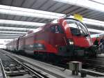 1116 215  Spirit of Salzburg  mit dem Railjet nach Wien Westbahnhof in Mnchen Hbf; 6.6.2009