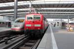 111 106-1 und 402 029  Bielefeld  in Mchen Hbf.24.03.2012