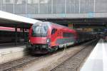 Railjet Steuerwagen 80-90.730 nach Budapest am 13.05.2012 im Mnchener Hauptbahnhof.