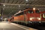 Die 115 346-9 mit der CNL nach Hamburg/Berlin in Mnchen HBF am 12.01.2013