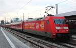 Am 7.Januar 2013 verlie 101 001 mit RE 4040 den Mnchener Hbf in Richtung Ingolstadt.