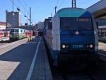 Ebenfalls im Sommer 2010, die ALEX 223 065 mit einem ALX nach Lindau in München Hbf.