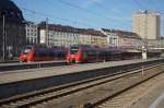 Am Abend des 17.08.14 stehen die beiden 2442 in München Hbf nebeneinander.