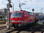 193 329 mit Kesselzug in Münster Hbf, 02.08.2022