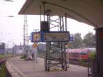 Zugzielanzeiger des IC 1904 nach Westerland(Sylt) beim Halt in Mnster.