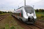 9442 301 (Bombardier Talent 2) von Abellio Rail Mitteldeutschland als RE 74504 (RE17) von Leipzig Hbf nach Erfurt Hbf erreicht Naumburg(Saale)Hbf auf Gleis 2. [9.9.2017 - 9:39 Uhr]