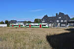 STB 650 515-9 und 650 058-0 stehen im Bahnhof Neuhaus am Rennweg zur Fahrt als RB41 nach Sonneberg(Thür)Hbf.