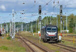 Lok 187 101 durchfährt den Hbf Neustrelitz. - 14.09.2024
