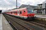 S2 von Roth nach Altdorf(b Nürnberg) fährt am 28.12.2017 aus dem Nürnberger Hauptbahnhof aus.