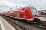 445 091-5 verlässt am 15.11.2018 als RE59116 von Augsburg Hauptbahnhof den Nürnberger Hauptbahnhof in Richtung Abstellung.