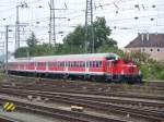 Rangierarbeiten im Bahnhof Nrnberg Hbf im Sommer 2007.