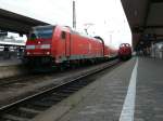 146 246-4 mit dem RE nach Schweinfurt in Nrnberg Hbf