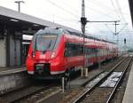 Mein erster Talent 2 im S-Bahn Einsatz! 442 743 verlsst am 15.Januar 2012 als S1 nach Forchheim(Oberfr) den Nrnberger Hbf Richtung Frth.