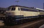 218452 am 14.3.1987 im Hauptbahnhof Nürnberg.