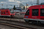 Viel Betrieb im Nürnberger Hbf, 22.02.2019