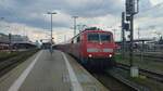 Hier zu sehen die 111-115 der DB Regio Bayern bei der Ausfahrt aus dem Nürnberger Hbf als RE60 (RE59211) nach Treuchtlingen von Gleis 5.