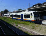 SWEG - Triebwagen  95 80 0 650 571-2 + 95 80 0 650 575-3 im Bhf. Offenburg am 2024.07.25