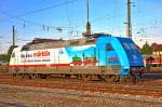 Am Abend des 6.8.2015 steht die 101 107-9 in Offenburg.