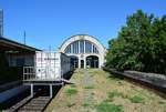 Blick auf den Potsdamer Kaiserbahnhof.