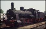 1000 Jahr Feier am 20.5.1993 in Potsdam: Noch einmal präsentierte die Reichsbahn auf dem Gelände am Hauptbahnhof Potsdam einen Großteil ihrer Museums Lokomotiven:
Güterzuglok 55669 
