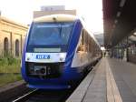 Der HEX (Harz-Elbe-Express) liebevoll auch  HEXE  genannt im Bahnhof Potsdam Hbf.